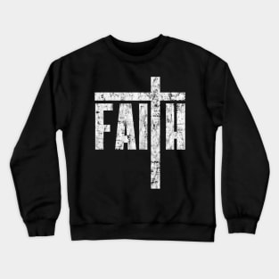 Vintage Christian Faith Cross Jesus Christ Religious Crewneck Sweatshirt